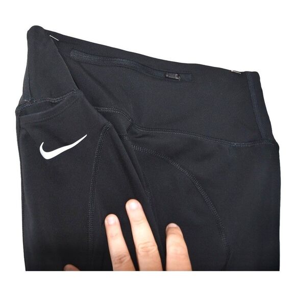 Nike Dri-FIT Epic Run Faster Black Leggings Women’s XS Compression Mesh Panel - Picture 6 of 8